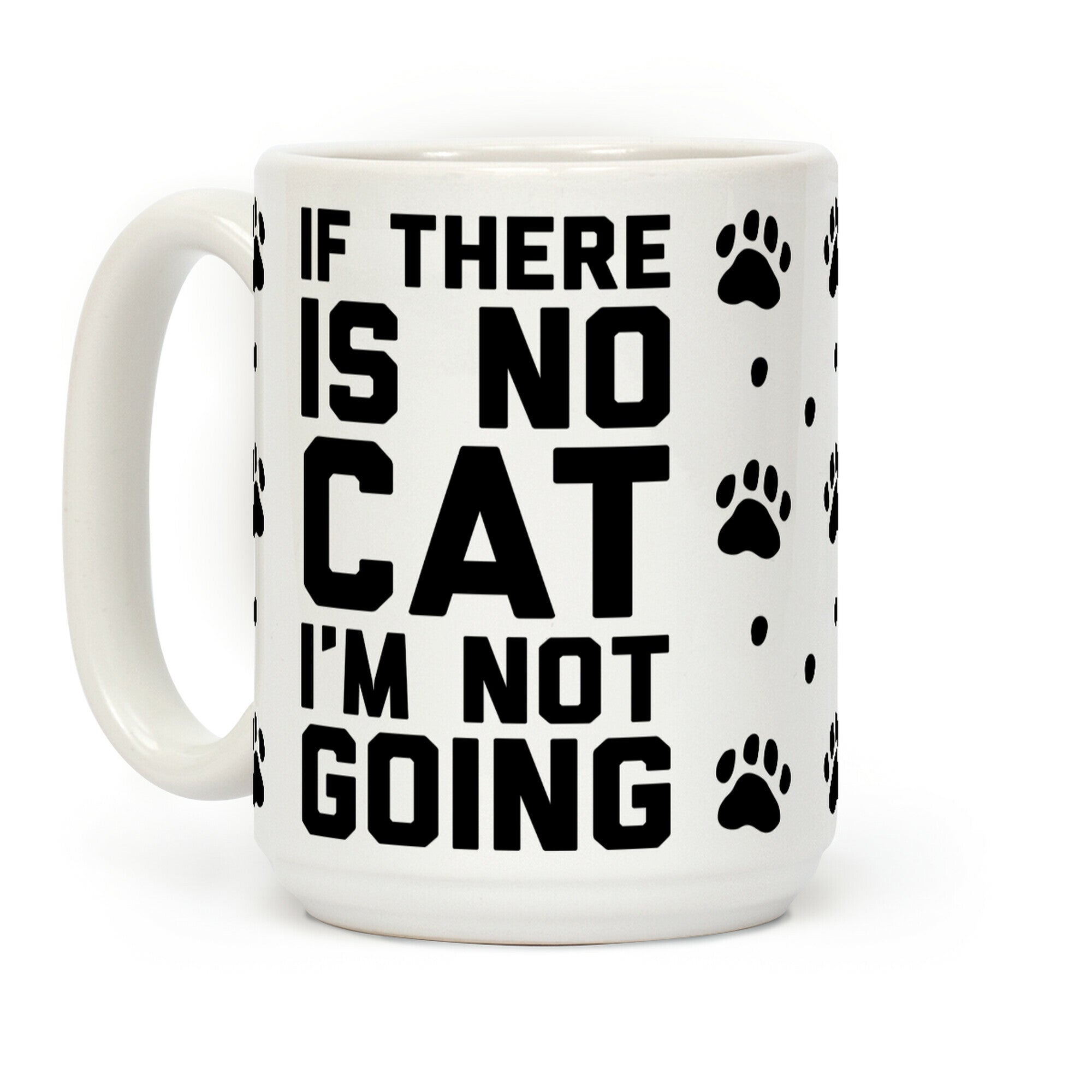 If There Is No Cat I'm Not Going Coffee Mug